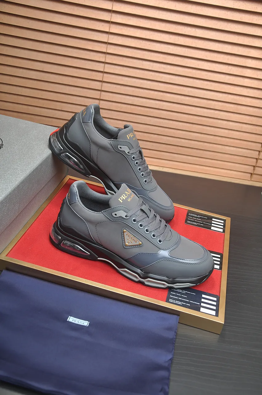 Men's shoes 💰680💶 [PRADA] Top-quality original items, new seasonal styles, high-quality original items, top-quality imported calfskin and original imported glue, imported cowhide lining with original cowhide feet, original outsole! Quality guaranteed! Code 38-45 (45 customized)